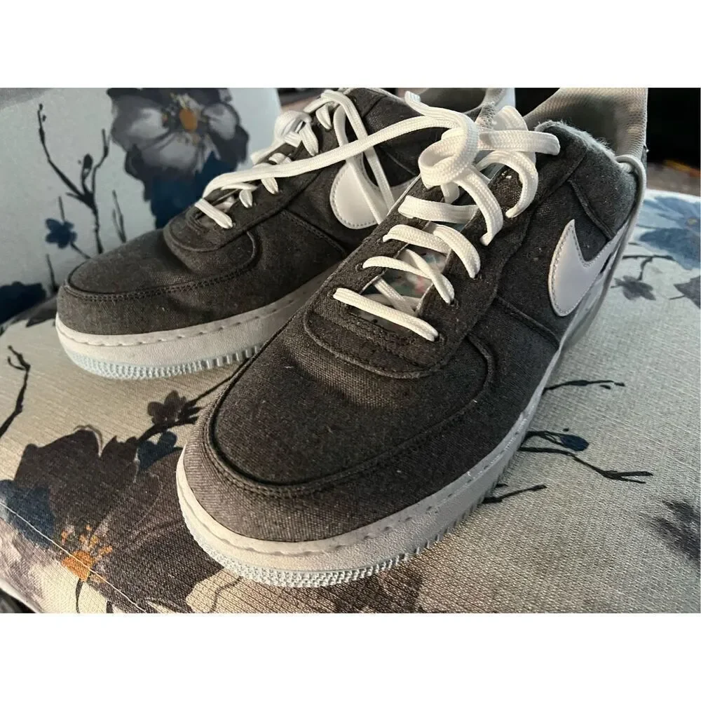 Nike Air Force 1 Low Recycled Canvas Men’s Size 13 Iron Grey CN0866-002